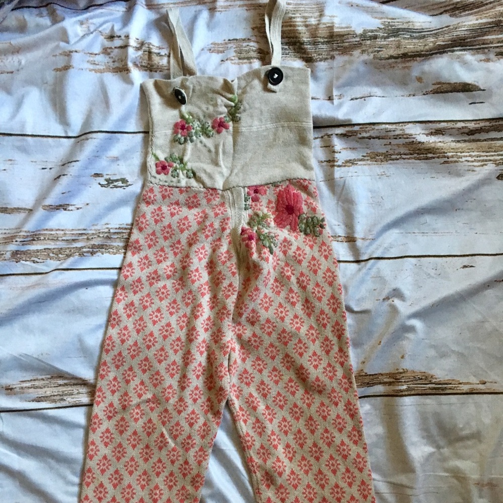 Etsy handmade upcycled garnet hill sweater jumpsuit overalls